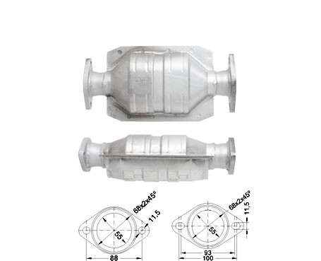 Toyota COROLLA 1.3i 12V 1295 cc 55 Kw / 75 cv 2EE Magnaflow CAT