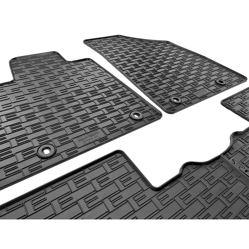 Rubber car mats set  MG Marvel R (EV) 2021- (4-pieces + fixing system)