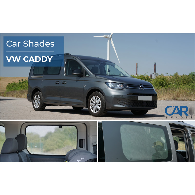 Set Car Shades (rear side doors)  Volkswagen Caddy V Maxi 2020- (2-pieces)