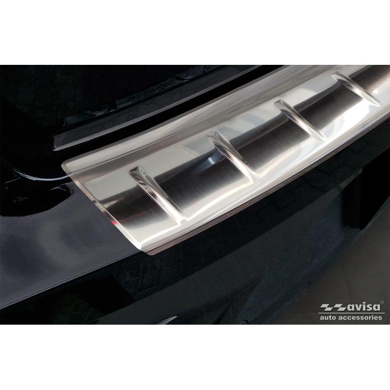 Stainless Steel Rear bumper protector  Polestar 2 2019-2023 & Facelift 2023- 'Ribs'