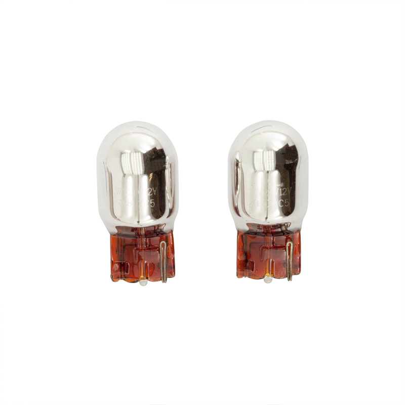 T-20 (WY21W) Bulbs 21W/12V Amber ChromeCoated, set of 2 pieces