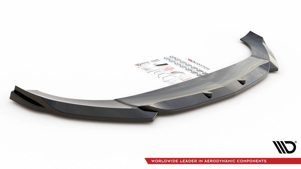 Voorspoiler passend voor Mercedes GLE C167 AMG Pakket Coupe / SUV Maxton Glans Zwart