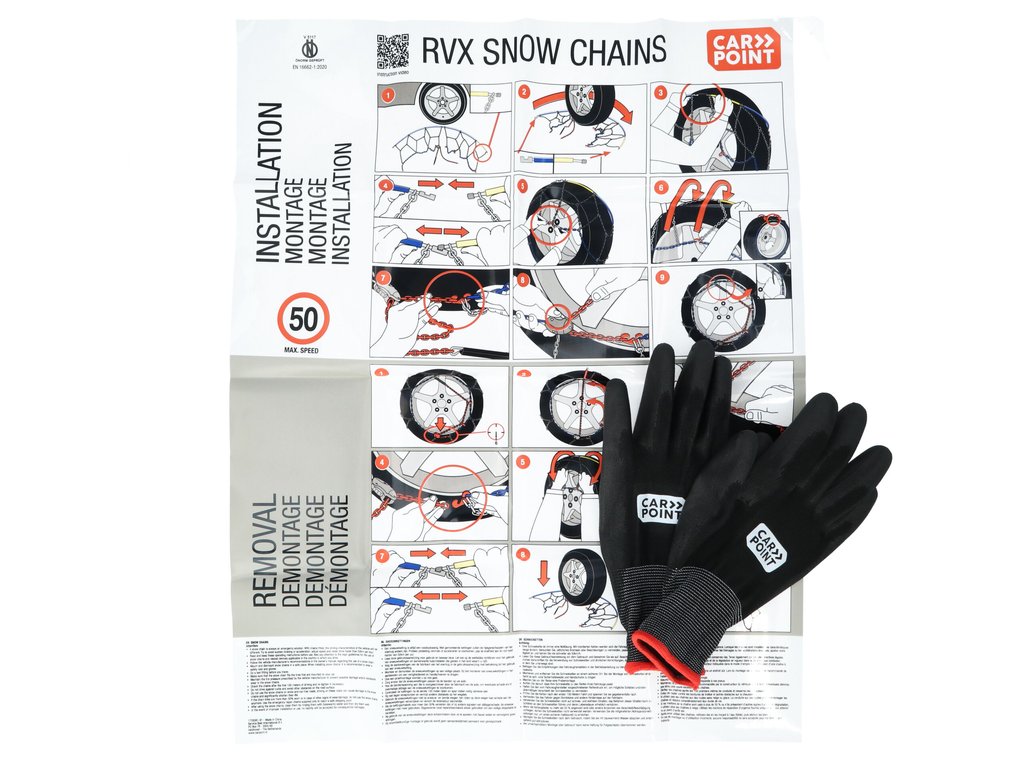 Sneeuwkettingen Carpoint RVX-255 16mm 15/16/17/18/19/20 inch