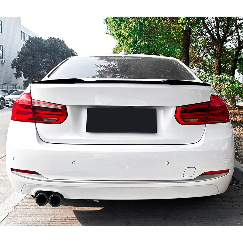 Rear spoiler  BMW 3-Series F30 Sedan 2012-2019 (ABS Glossy Black)