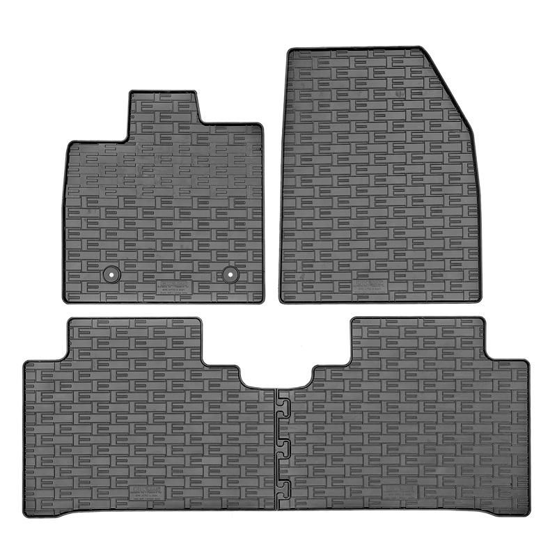Rubber car mats set  BYD Atto 3 2022- (4-pieces + fixing system)
