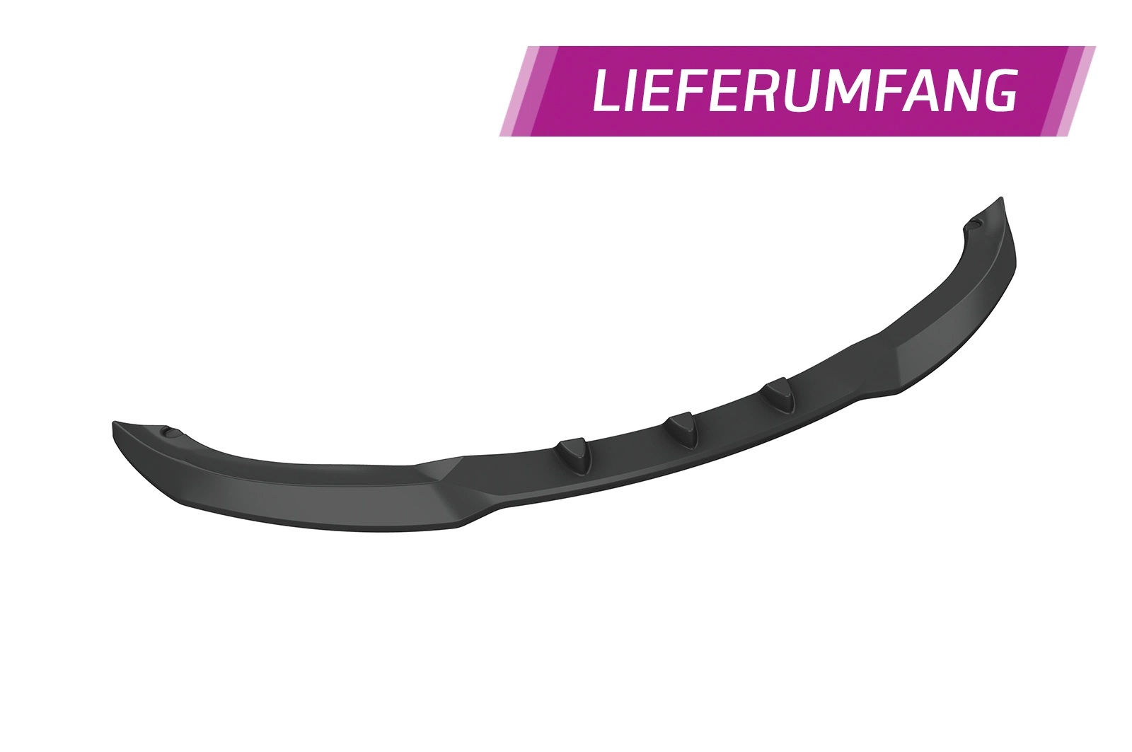 Voorspoiler passend voor BMW 3er E46 Coupé / Cabrio Glans Zwart – 03/2003–09/2006