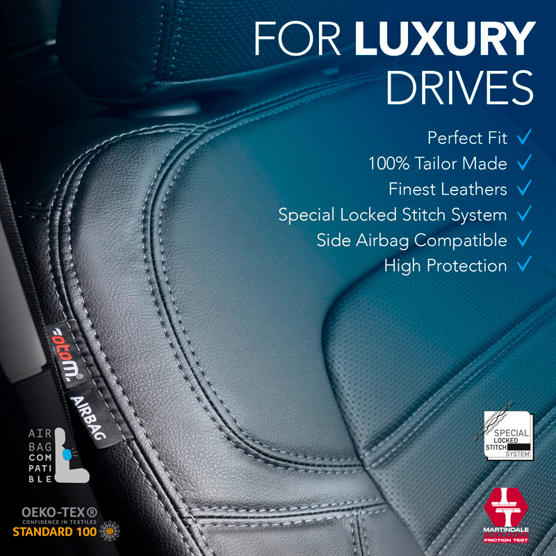 New York Design Artificial leather seat covers 1+1  Mercedes Citan (W420) 2021-