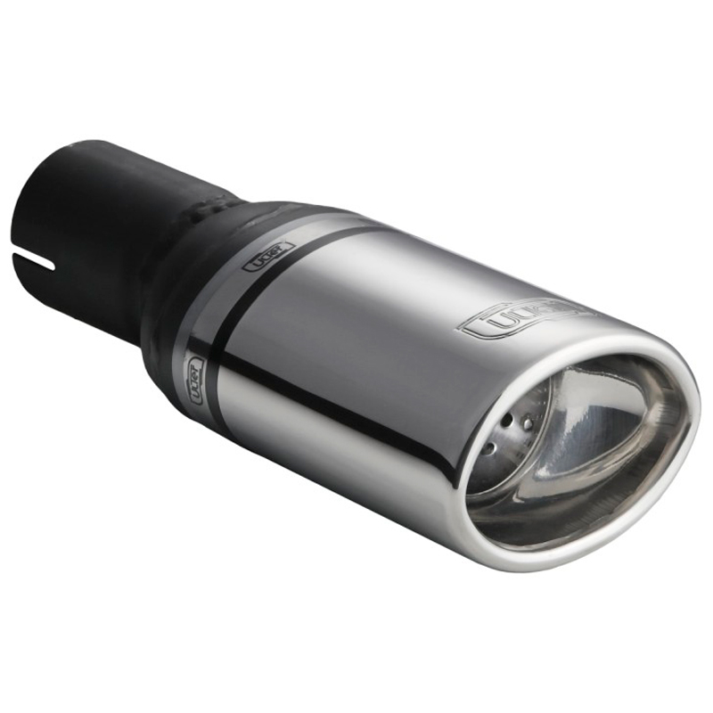 Ulter Sport Exhaust finisher - Oval 95x65mm - Length 120mm - Installation ->50mm - Inox