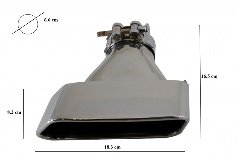 Diffuser passend voor BMW 5 Serie F10 F11 11-17 M Performance look Glans Zwart