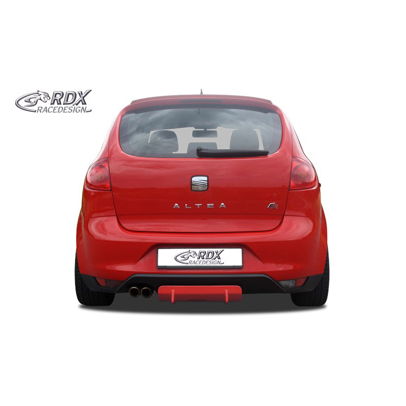Rear bumper skirt 'Diffuser U-Diff'  Seat Altea (5P) incl. FR & XL 2004- (PU)