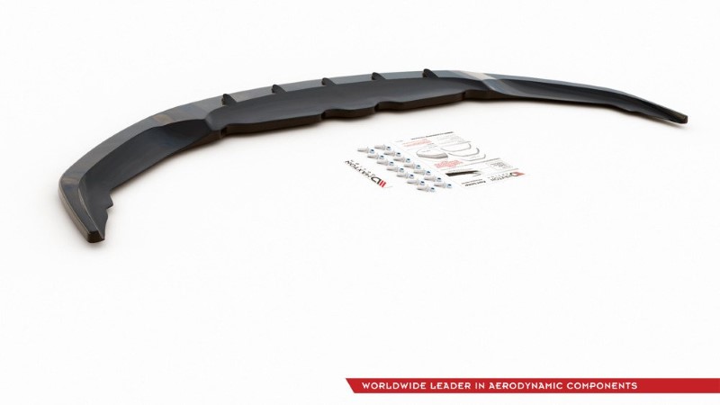 Voorspoiler passend voor BMW M850i G15 V.1 Glanzend Zwart