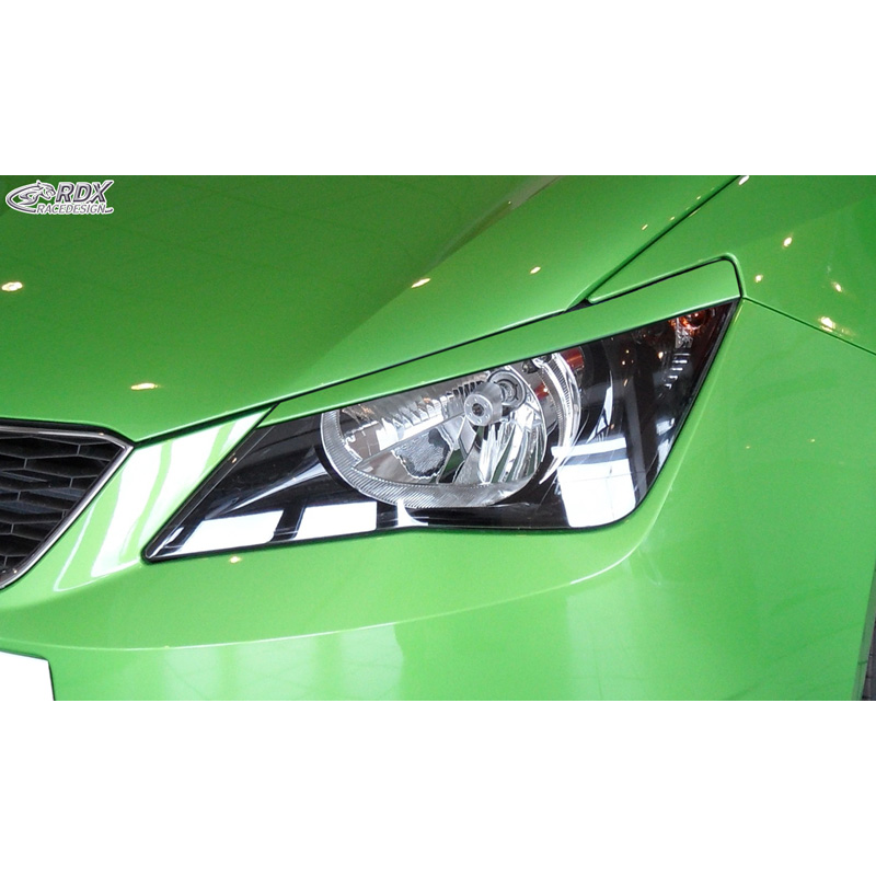 Head light spoilers  Seat Ibiza 6J/6P 2008-2017 incl. ST & SC (ABS)