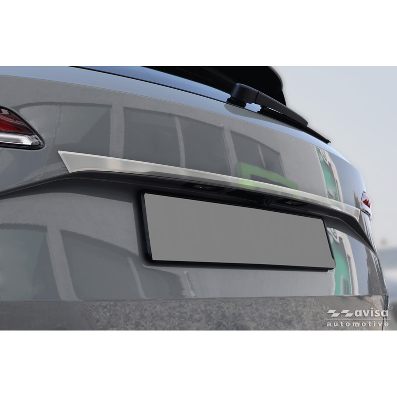 Avisa Brushed Stainless Steel Trunk Tailgate Trim Cover  Skoda Karoq (NU7) Facelift 2022-
