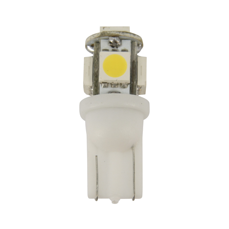 5Q T-10 LED Bulbs 12V Xenon-Optics Yellow, set of 2 pieces (5050-3 chips)