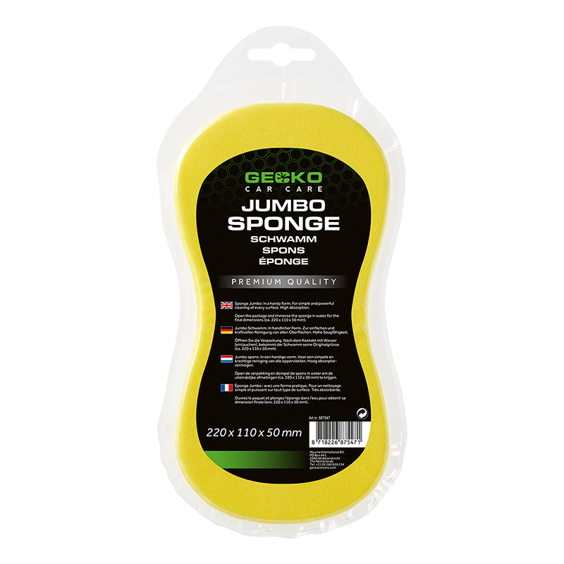 Gecko Jumbo Sponge Vacuum Packed