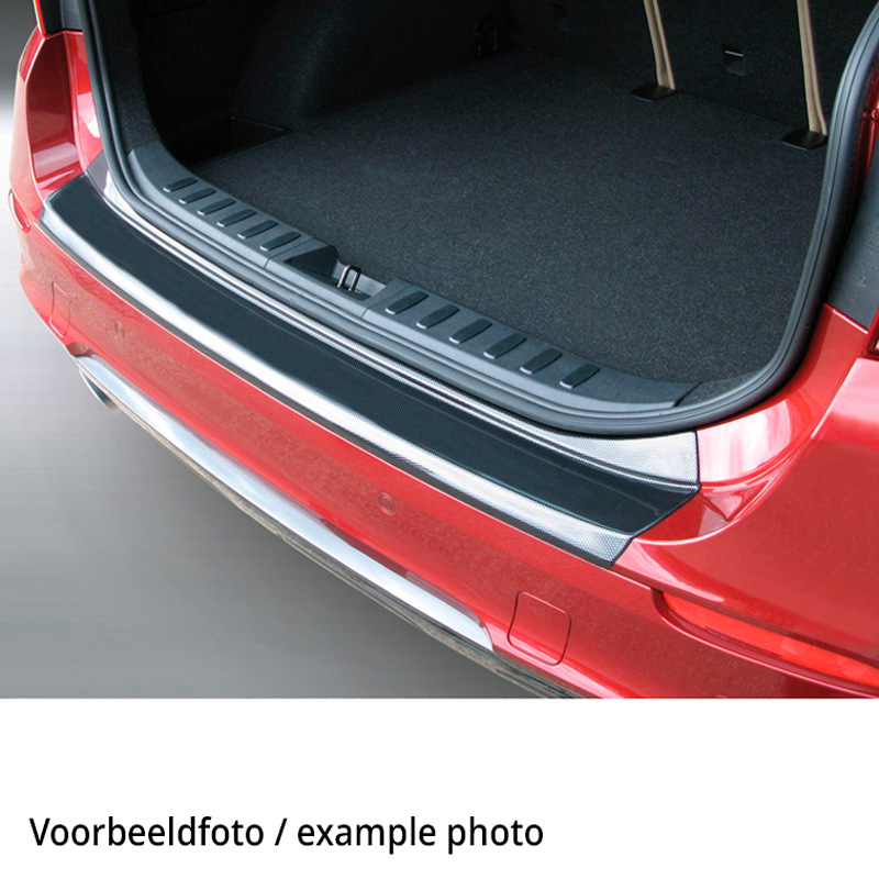 ABS Rear bumper protector  Renault Clio E HB 5-doors 2019- Carbon Look