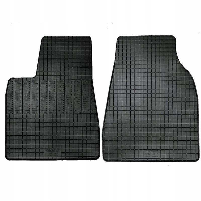 Rubber car mats set  Tesla Model X 2016- (2-pieces + fixing system)