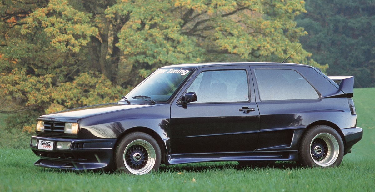 Sideskirts wideversion ll VW Golf II Polyester Rieger