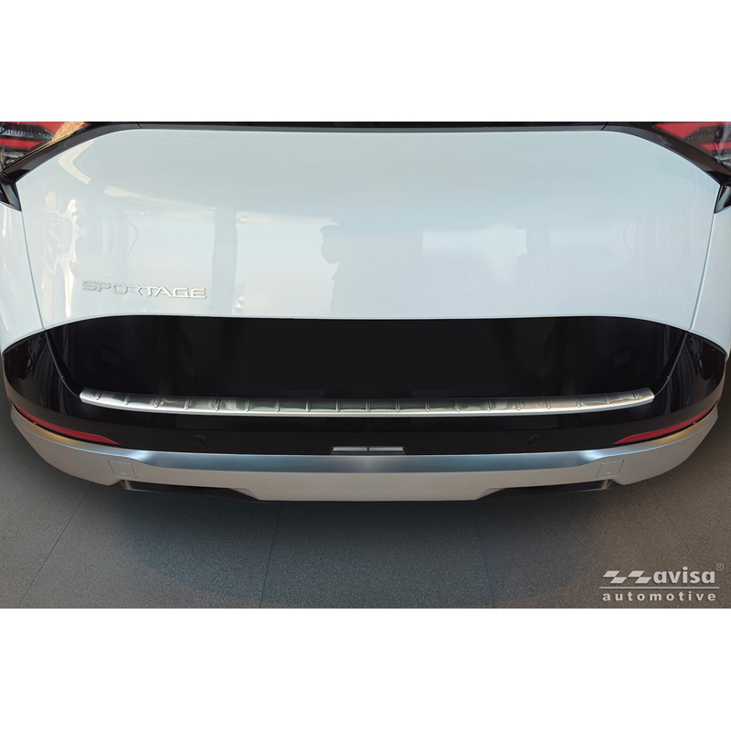 Avisa Stainless Steel Rear Bumper Protector  KIA Sportage V (NQ5) Facelift 2025- - Silver