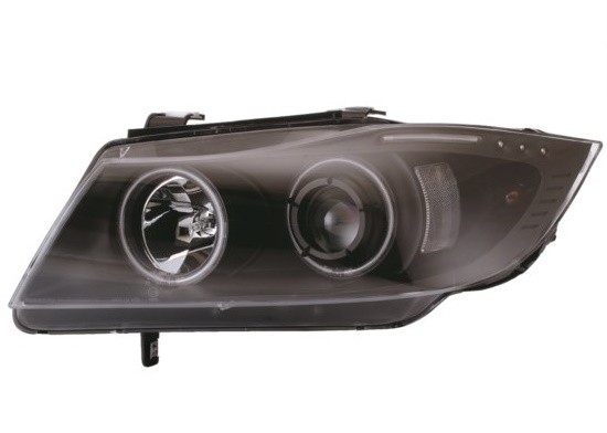 Headlights BMW E90 Angel Eyes CCFL Black