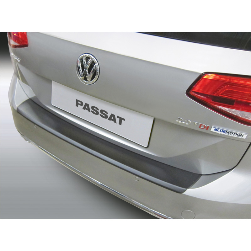 ABS Rear bumper protector  Volkswagen Passat 3G Variant 2014-2019 Black