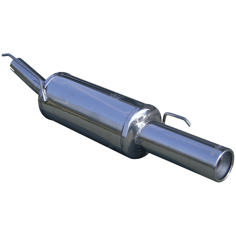 100% Inox Sport Exhaust  Ford Fiesta 1.6 (90HP) 1989-1992 80mm