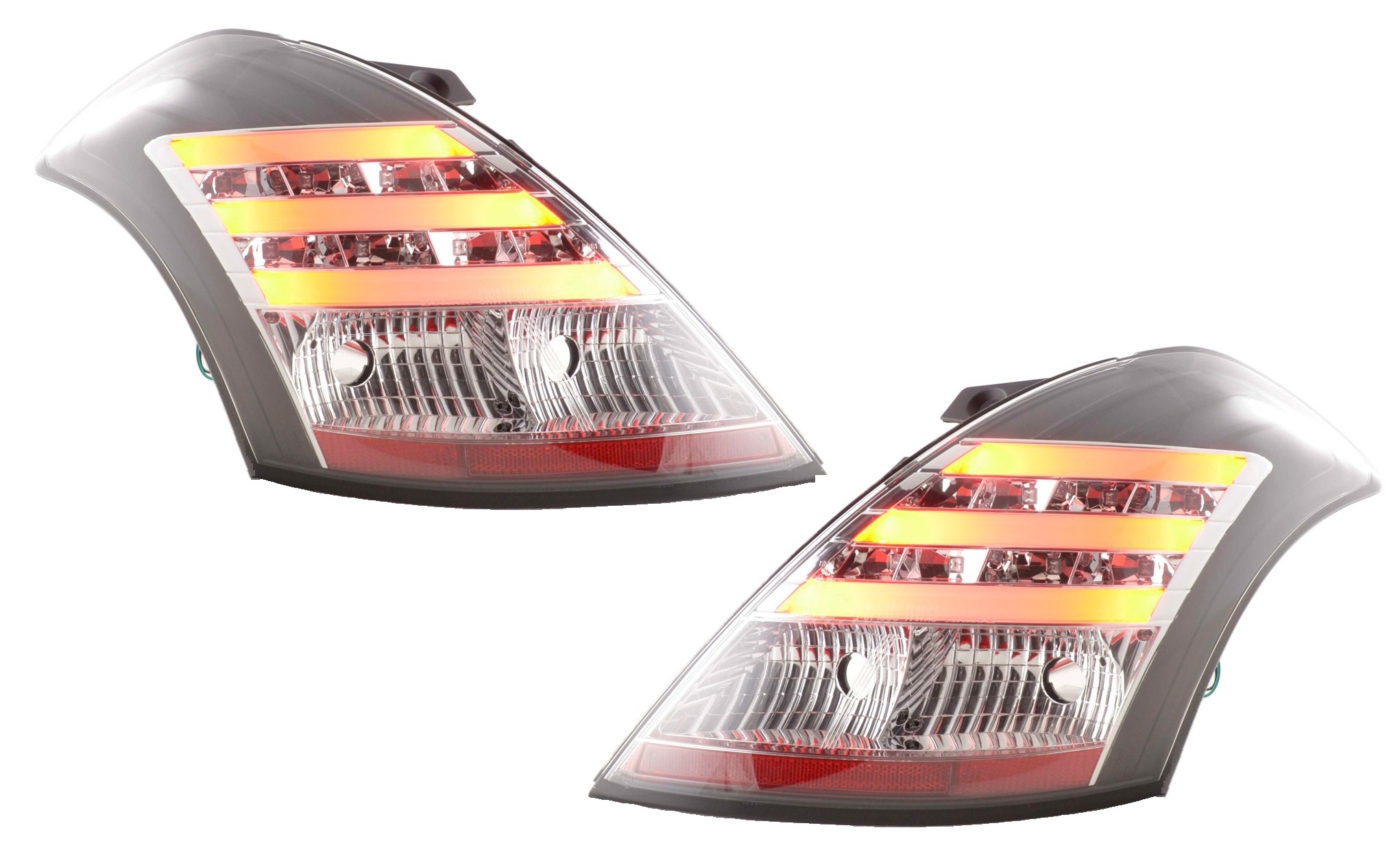 Rear lights Suzuki Swift with Tube and LED 11- Black