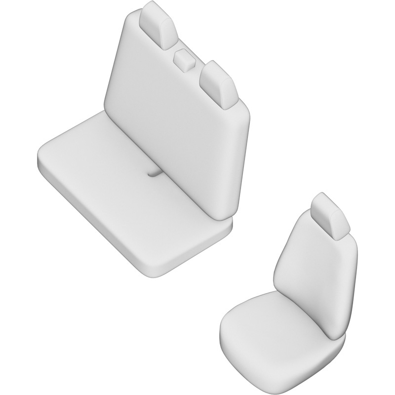 New York Design Artificial leather seat covers 2+1  Ford Transit 2012-2013