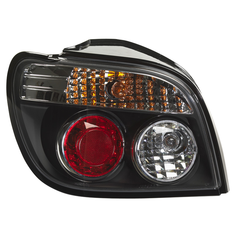 Set Tail Lights  Toyota Yaris I 1999-2005 (excl. Verso) - Black