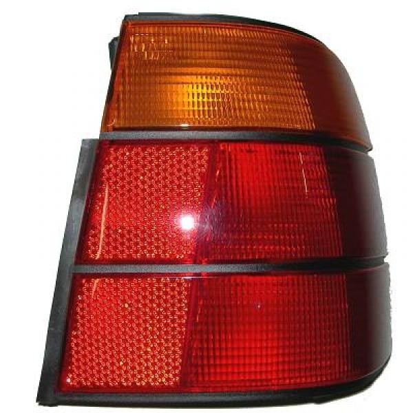 Achterlicht links buiten E34 91-96 ALLEEN TOURING ROOD-ORANJE