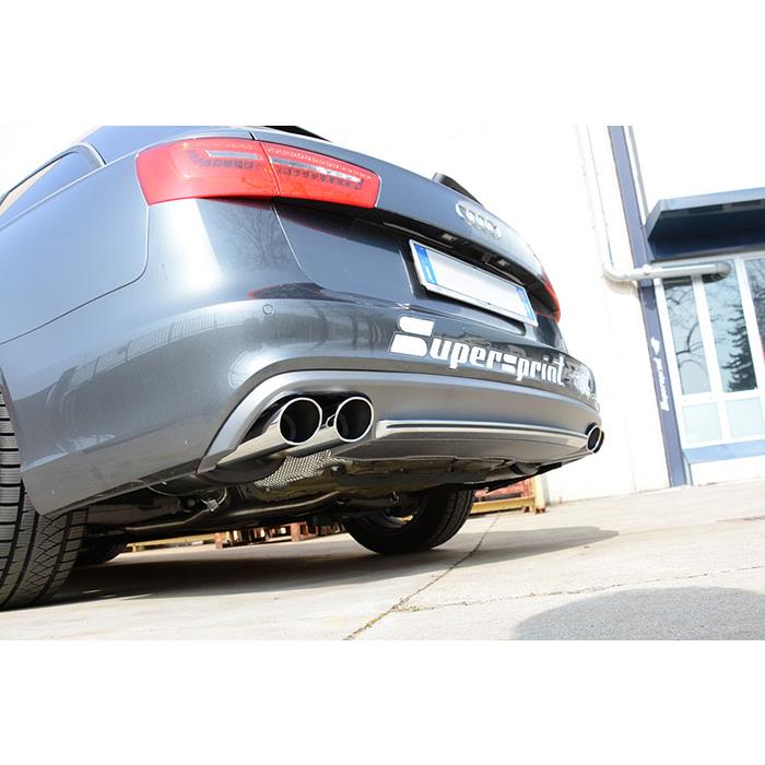 AUDI A6 C7 4G (Sedan + Avant) 2.8 FSI V6 (204 Hp) 2011 -> 2014 ("Cat.- Back" system) Rear pipe Left