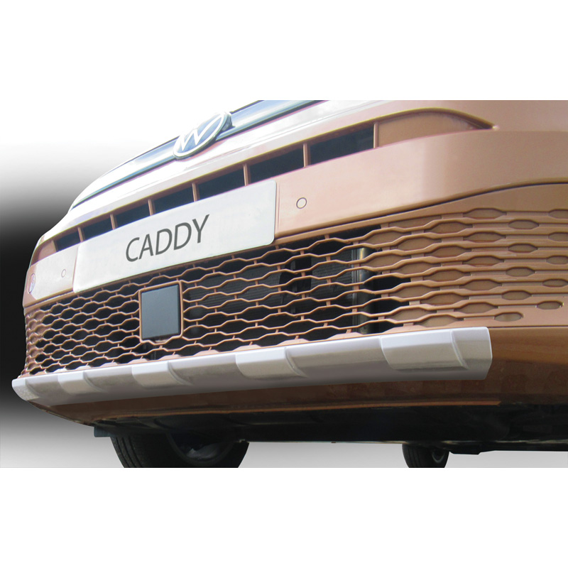 RGM Front spoiler 'Skid-Plate'  Volkswagen Caddy V Box/MPV 2020- Silver (ABS)