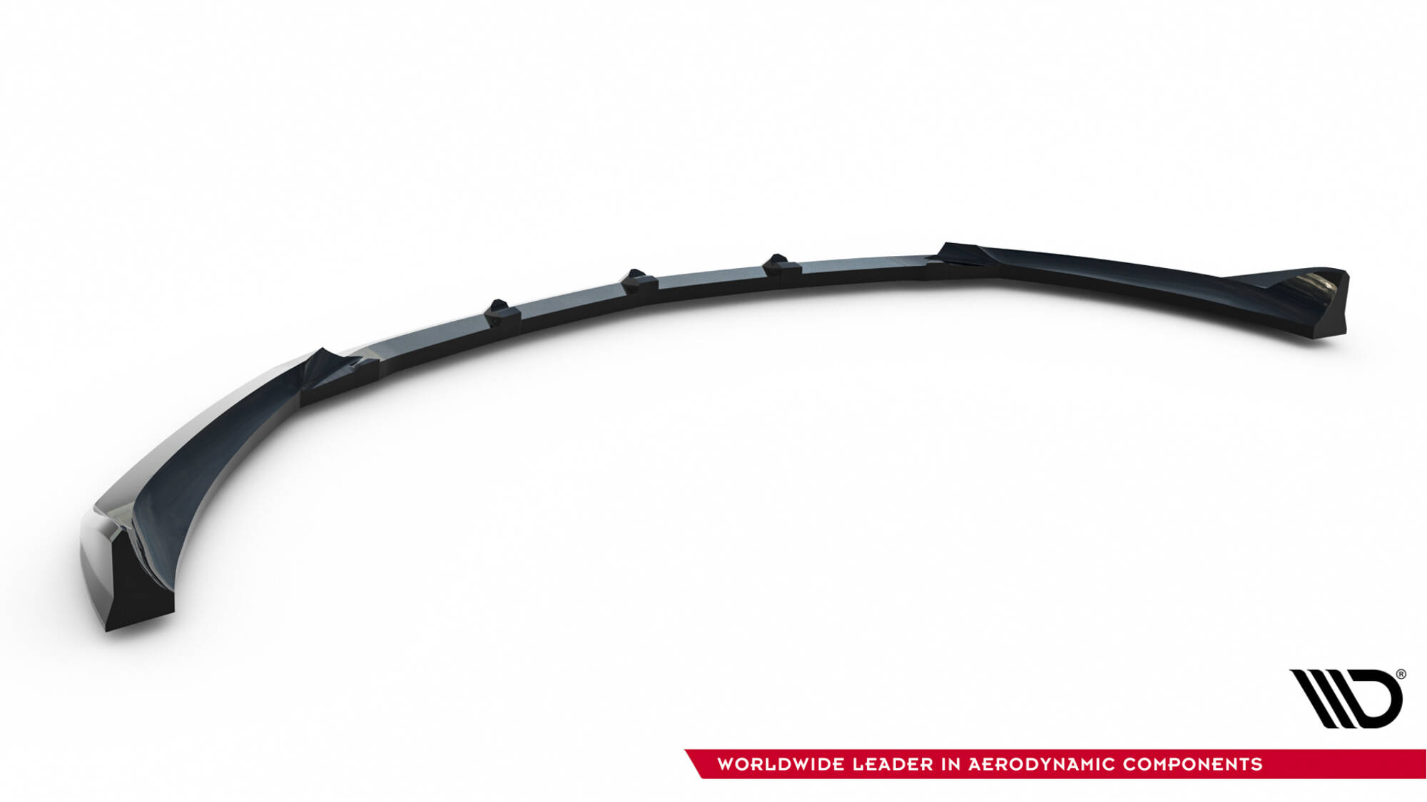 Voorspoiler passend voor Mercedes-AMG GT C C190 Facelift Maxton Glanzend zwart