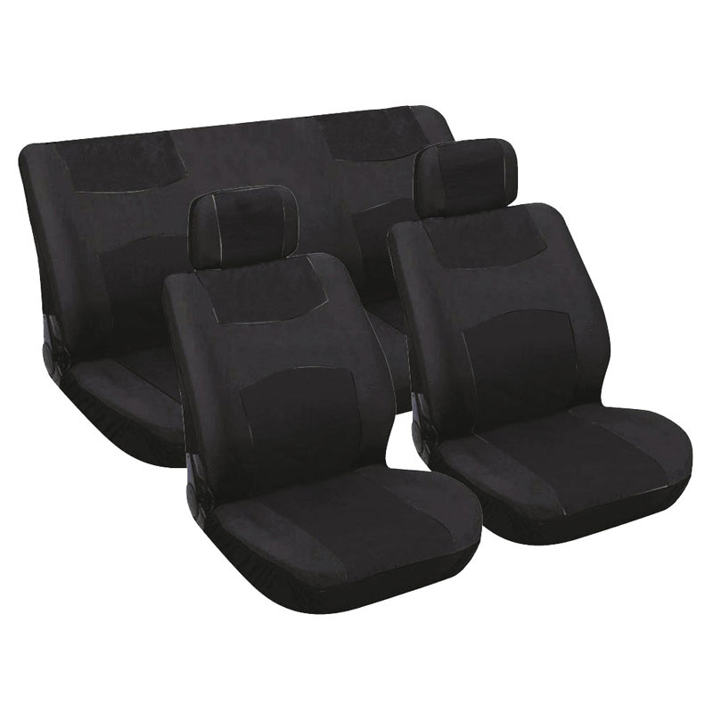 Carpoint Seat Cover Set Universal 6-parts - Black