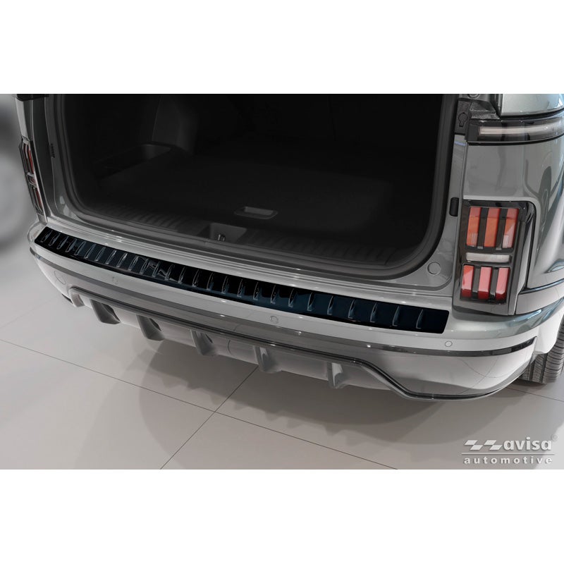 Avisa Stainless Steel Rear Bumper Protector  KGM Actyon 2025- - High Gloss Black