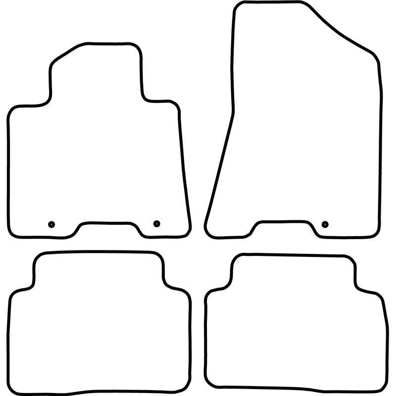 Set velour car mats  Hyundai Tucson 2015-