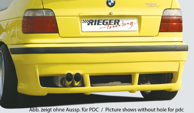 Rearbumper BMW E36 Compact met PDC Rieger