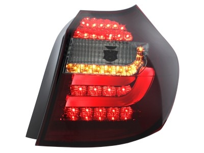 BMW E87/E81 Tube LED Taillights Red/Smoke (04-07)
