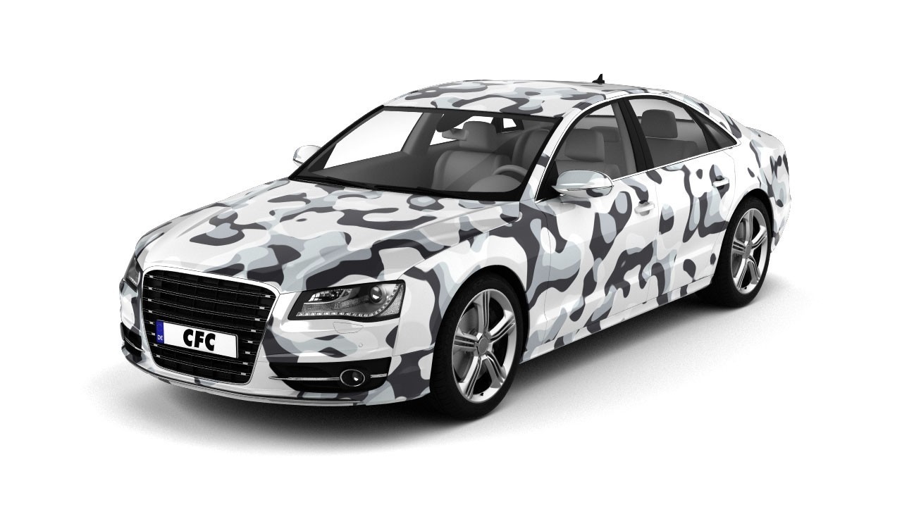 Car wrapping film for full vehicle wrapping Camouflage