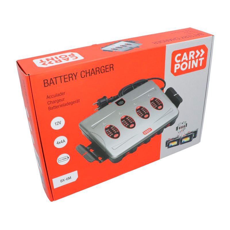 Carpoint BX-6 Battery Charger 16A / 4 Bank