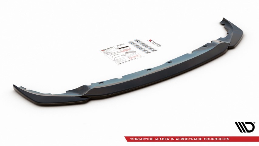 Voorspoiler passend voor BMW 1 Serie F40 M-Pack/ M135i Glans Zwart V3