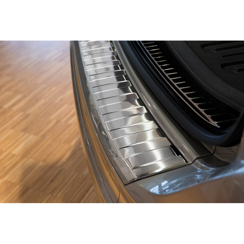 Stainless Steel Rear bumper protector  Volvo XC60 2013-2016 'Ribs'