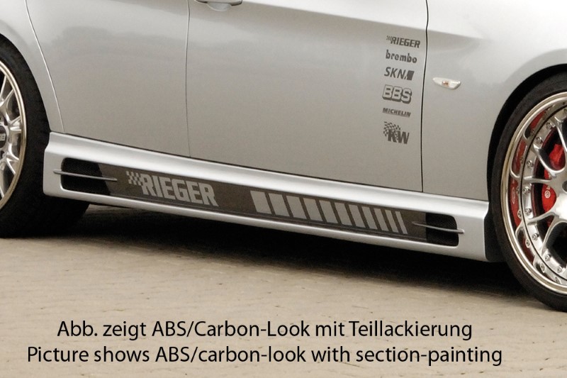Sideskirts BMW E90 ABS Carbon-look Rieger