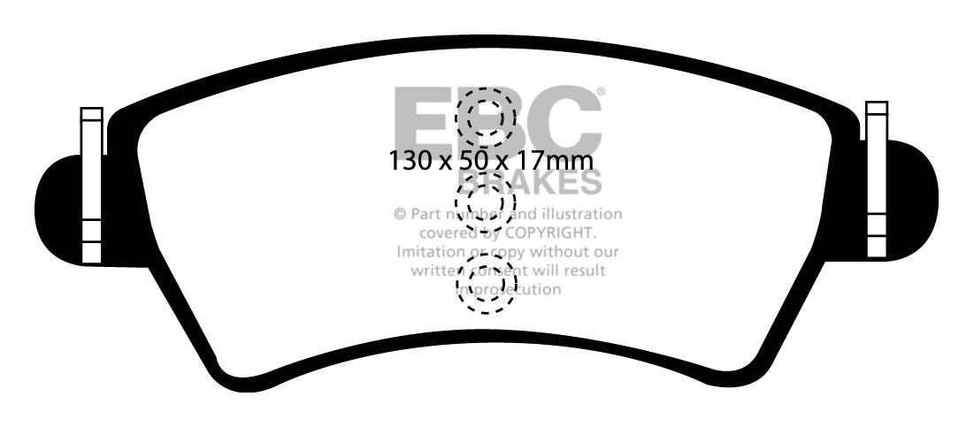 EBC Brakes CITROEN Xsara Station 2.0 TD (90) 99-2000 Remblokken