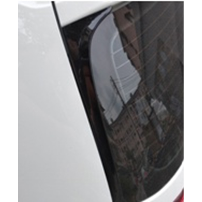 Set rear window side spoilers  Volkswagen Golf VII HB 3/5-doors 2012-2019 (ABS Glossy Black)