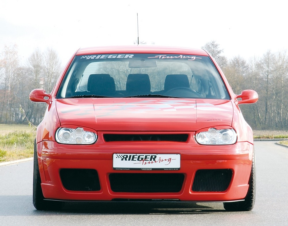 Frontbumper RS-4-Look met intakes VW Golf IV Rieger