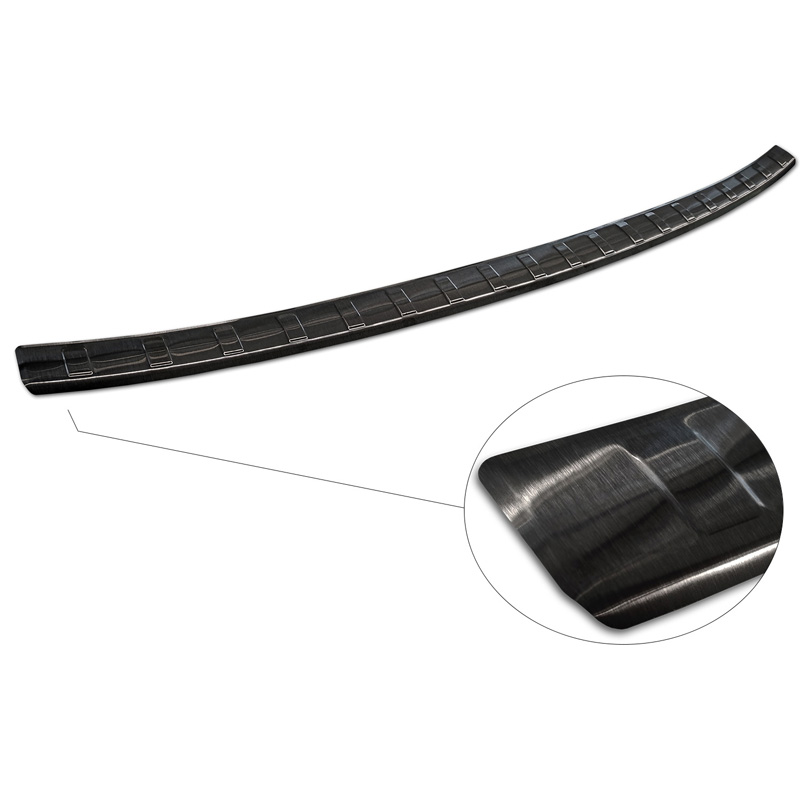 Black Stainless Steel Rear Bumper protector  Mitsubishi Eclipse Cross PHEV Facelift 2021-