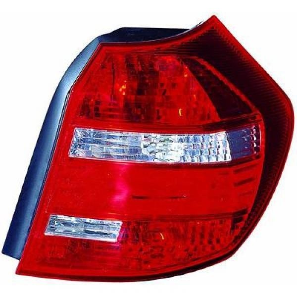 Achterlicht links E87. 07-11 ROOD/WIT