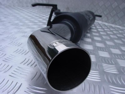 Muffler Fiat Cinquecento Sporting 1992-1998 RVS eindstuk 60mm ro