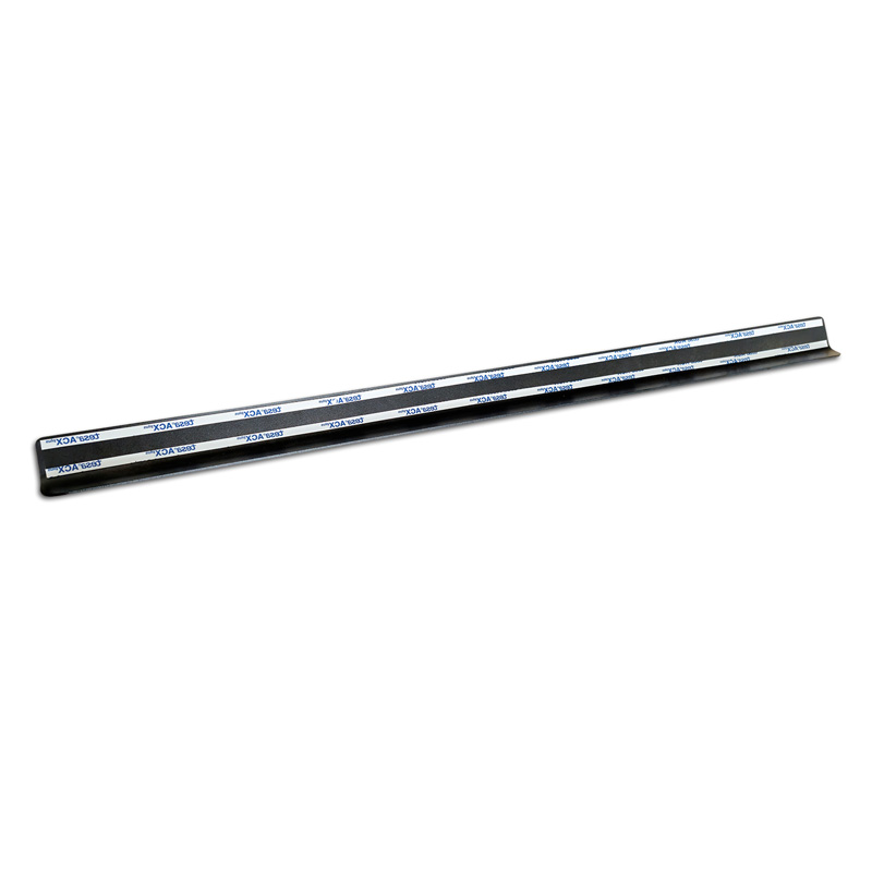 Aluminium door sill protectors 'Riffled Plate'  Volkswagen Multivan T7 2021- - 4-pieces - Black